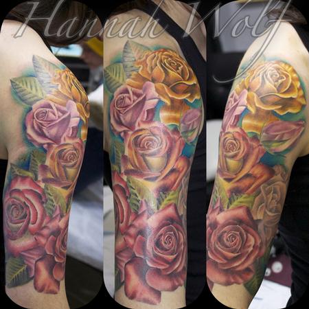 Tattoos - rose sleeve  - 116229